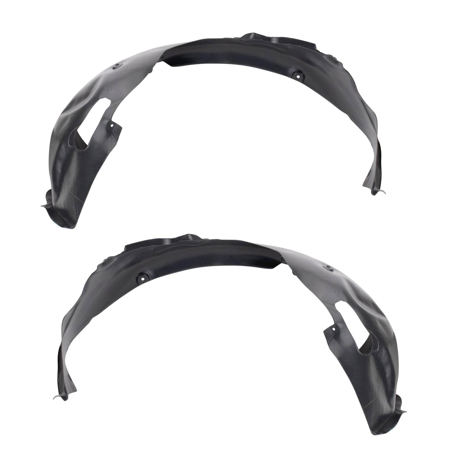 Trq Front Inner Fender Liner Set Compatible With 2019-2020 Hyundai Elantra Hy1248184 Hy1249184