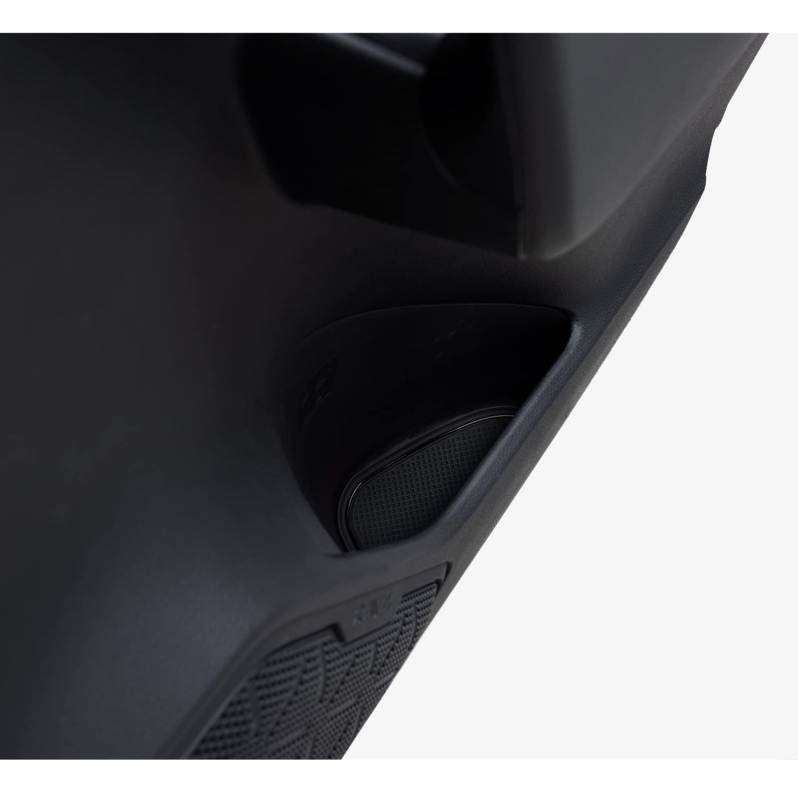 Jdmcar Liner Accessories Compatible With Toyota Rav4 2023 2022 2021 2020 2019, Custom Fit Cup Holder, Center Console, And Door Pockets Rubber Inserts Kit (Black Trim) - 15 Pc Set