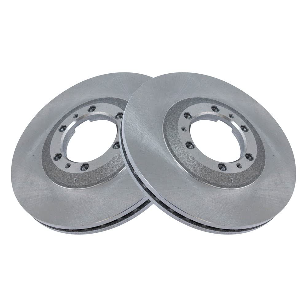 Trq Front Brake Rotors Set Vented Compatible With 1996-1999 Acura Slx 1994-2001 Honda Passport 1994-2000 Isuzu Amigo 2002 Axiom