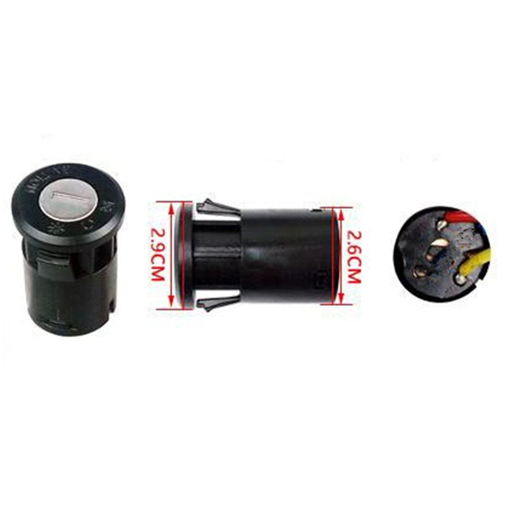 6V12V Power Supply Key Switch Start Power Electric Door Lock Accessory For Children Electric Ride On Toys Replacement Parts