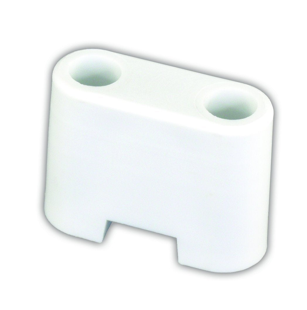 Jr Products 10685 Door Bumper For T-Style Door Holder,Polar White