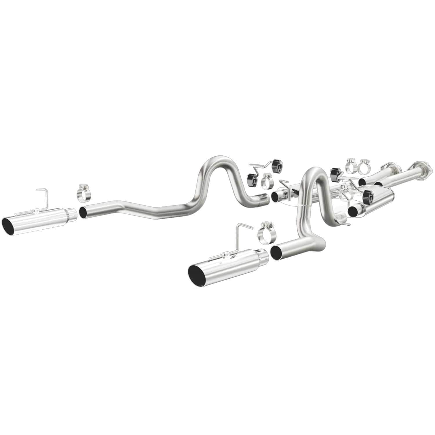 MagnaFlow Performance Exhaust System 15638: Cat-Back, Street Series, For 1994-1998 Ford Mustang