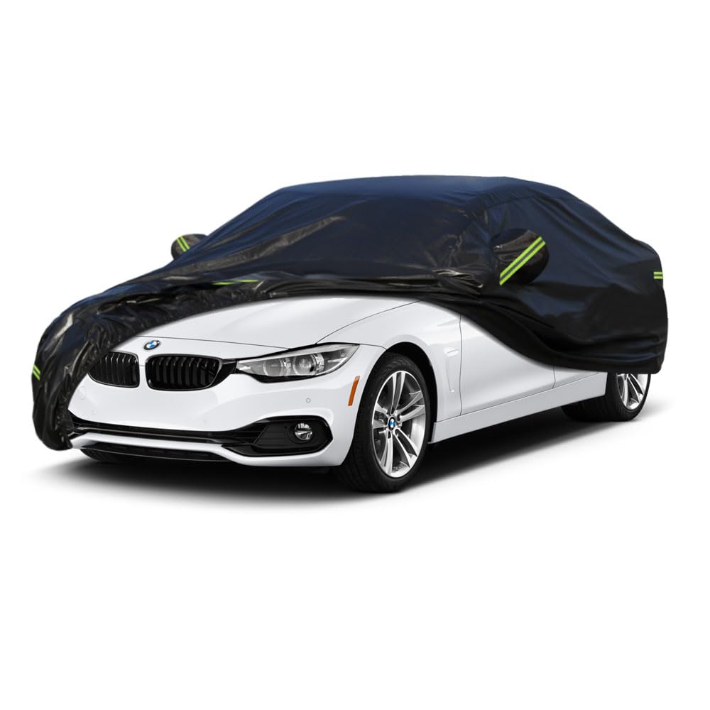 Kaugung 7 Layers Car Cover Custom Fit Bmw 4 Series 420 428 430 435 440 (2013-2025), Outdoor Waterproof All Weather Sun Rain Dust