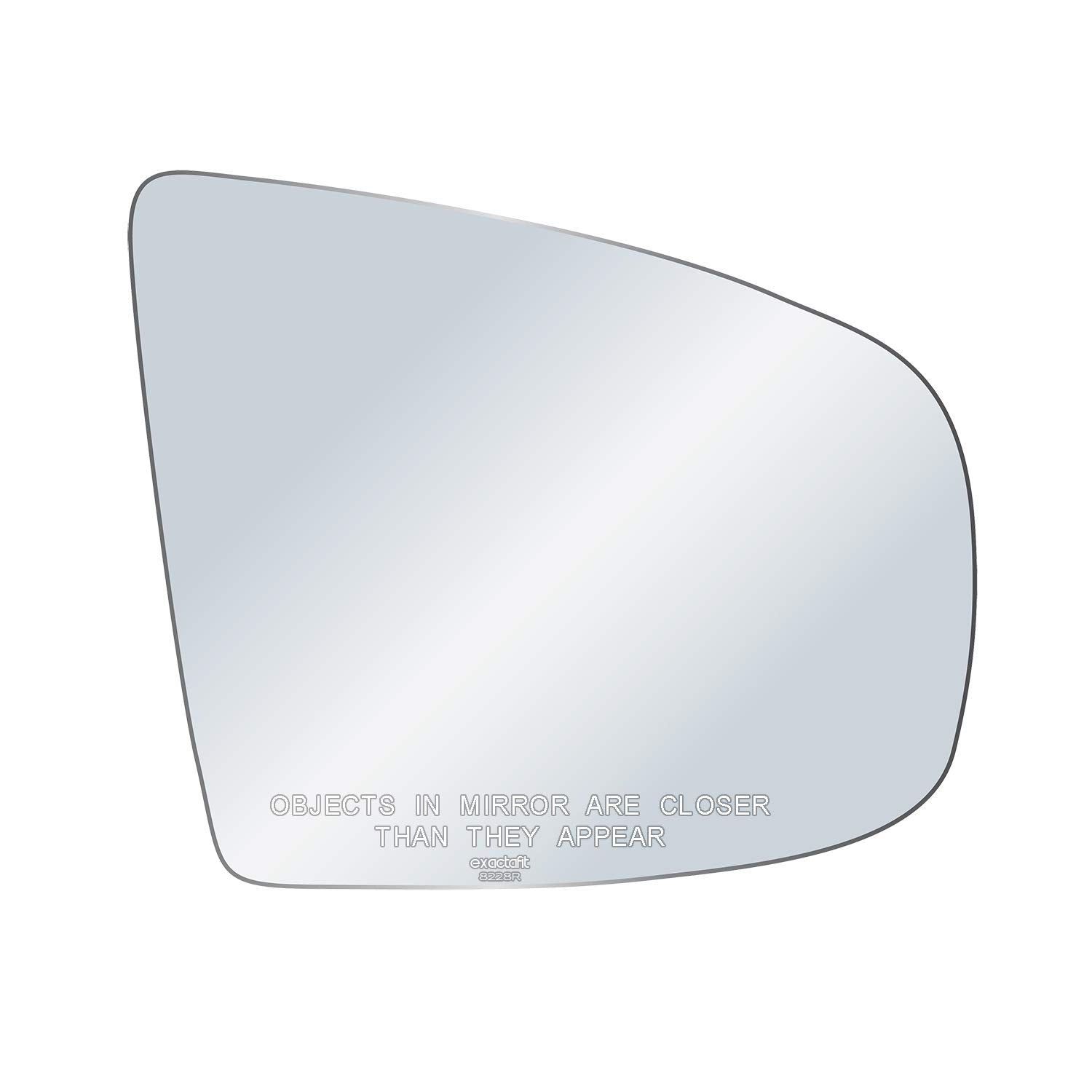 exactafit 8228R Passenger Side Mirror Glass Right Replacement Compatible With BMW 2007-2013 X5, 2008-2014 X6