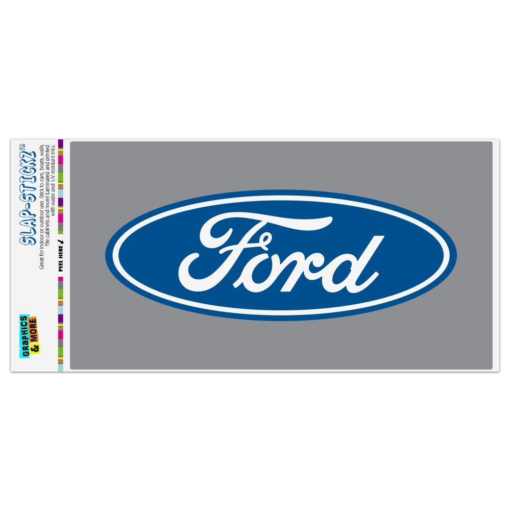 Graphics & More Ford Motor Company Blue Oval Logo Automotive Car Window Locker Bumper Sticker