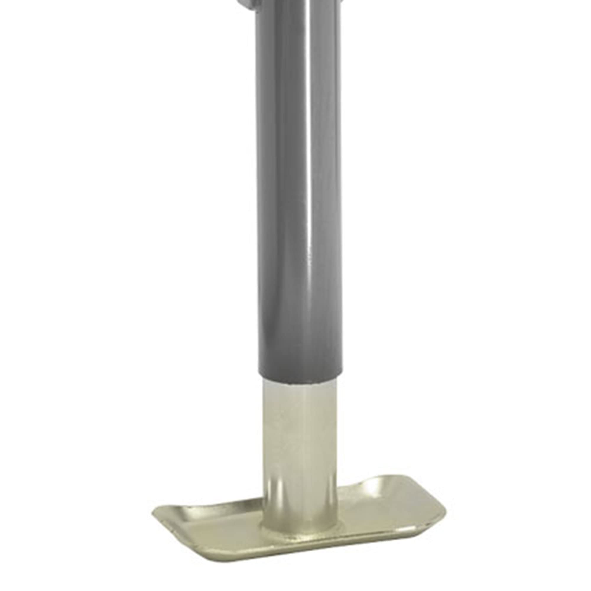 Bulldog Cases Bulldog Swivel Jack (Topwind, 15-Inch Travel, Weld-On Tubular Mount, 5000-Pound Lift Capacity, Includes Foot Plate)