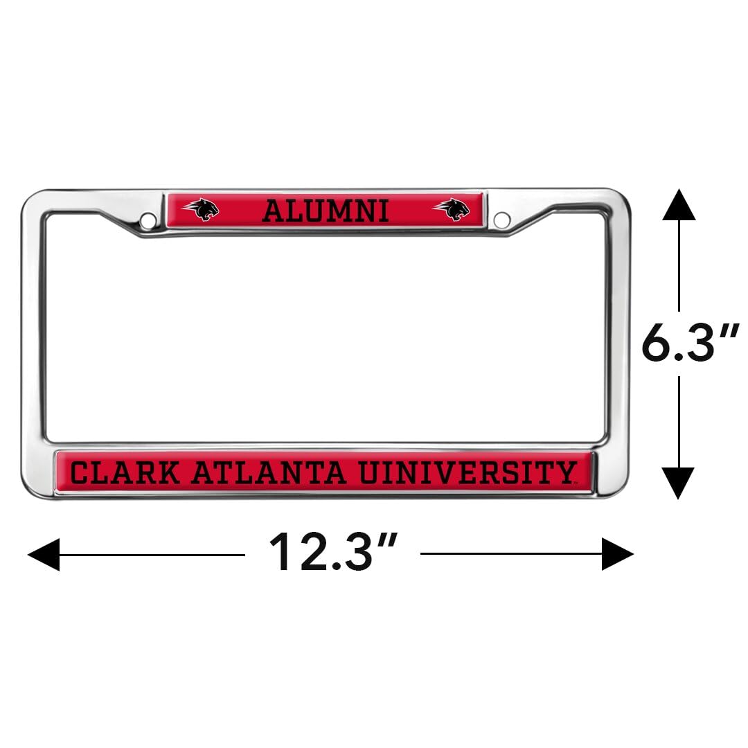 GRAPHICS & MORE Clark Atlanta University Alumni Metal License Plate Frame - Full Size, Panthers Color