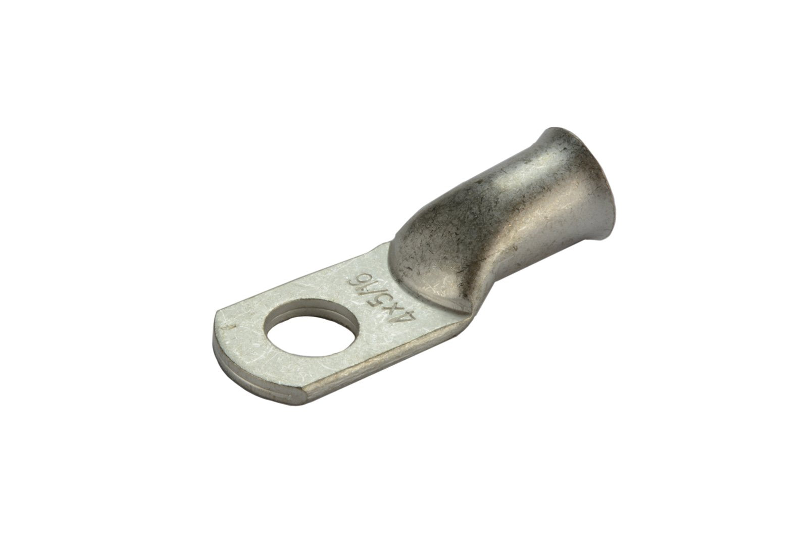 Temco 5 Pack Tinned Copper Welding Battery Cable Ends, Lugs Terminal 4 Awg 5/16'' Hole - Marine Grade (6 Awg To 1/0 Awg Options