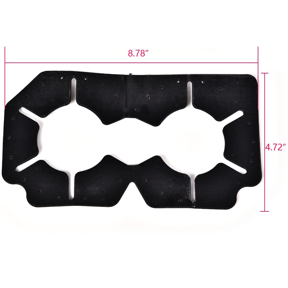 Pit66 Front Console Cup Holder Foam Sheet Insert Compatible With 2006-2014 Honda Ridgeline