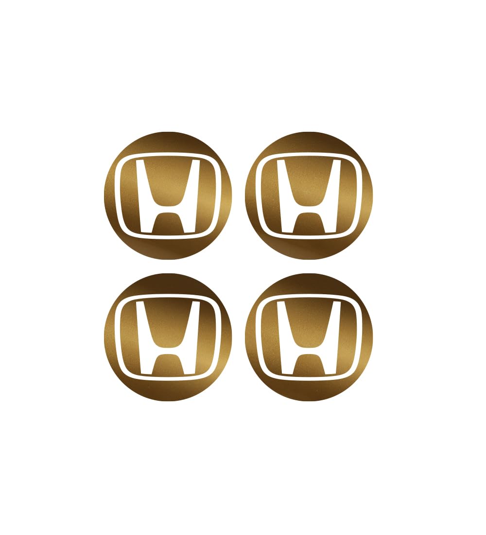 IPG Compatible with Civic Accord CRV VTEC Si Logo Center Cap Overlay Wheel Tire Decals Inner or Outer Stickers (Center Cap:2.25