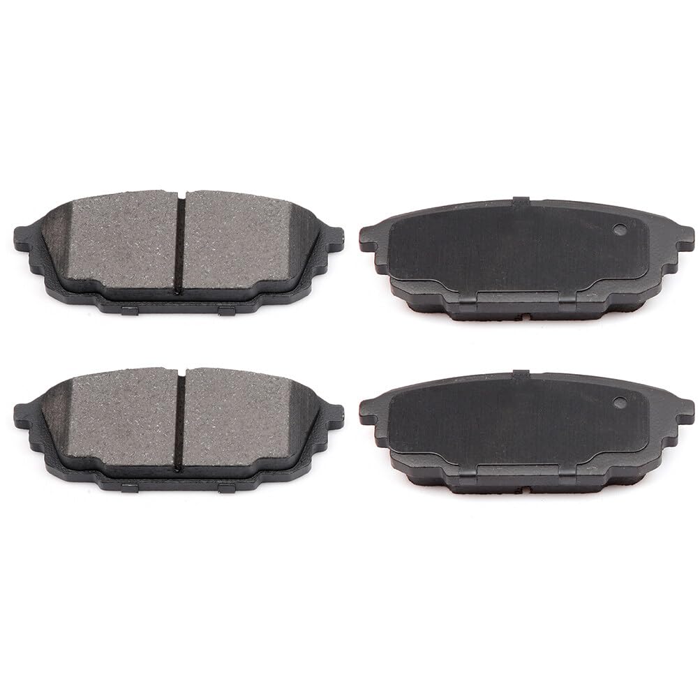 Eccpp D892-7771 4Pcs Rear Ceramic Disc Brake Pad Set Fit For Mazda Protege 2001-2003,For Mazda Protege5 2002-2003