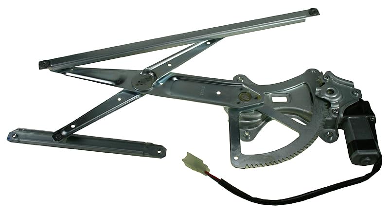 Trq Front Left Power Window Regulator & Motor Assembly Drivers Side Compatible With 2003-2008 Pontiac Vibe Gm1350158 Gm1350183