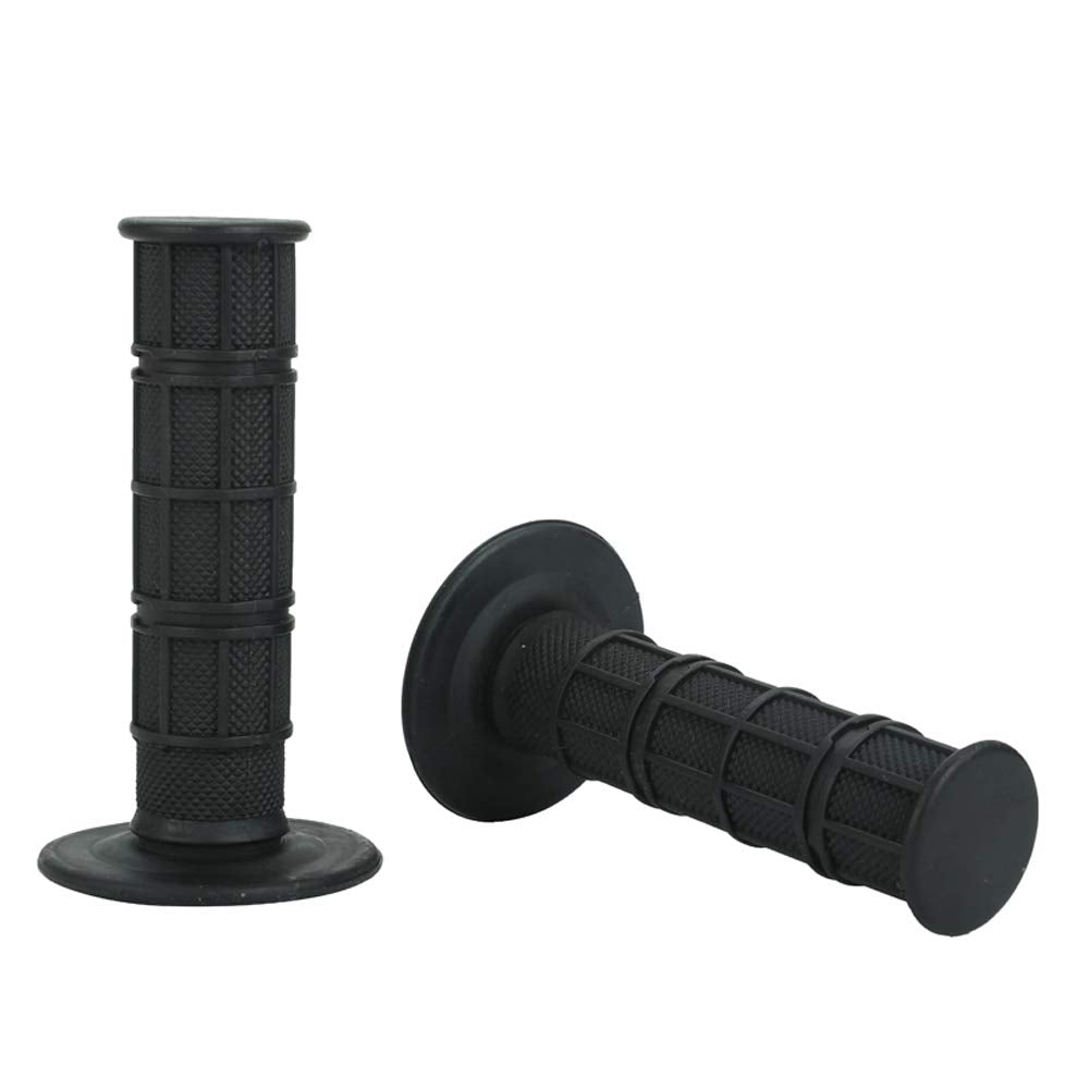 22Mm 7/8' Universal Motorcycle Anti-Slip Rubber Handlebar Grips For Klx Sdg Xr Crf Sdg Ssr Yzf Wrf Kxf Ttr Rmz Enduro Motocross Dirt Pit Bike Black