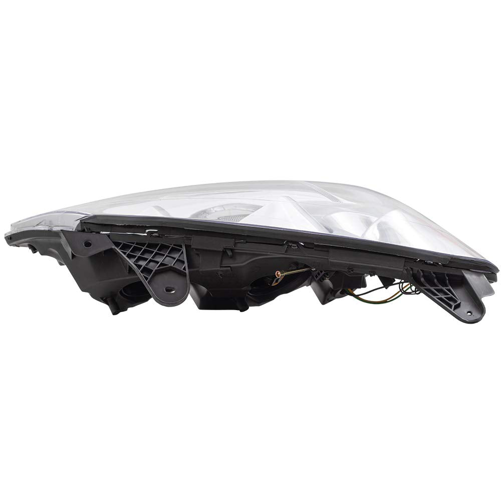 Brock Replacement Driver And Passenger Set Headlights With Amber Signal Compatible With 2005-2010 G6