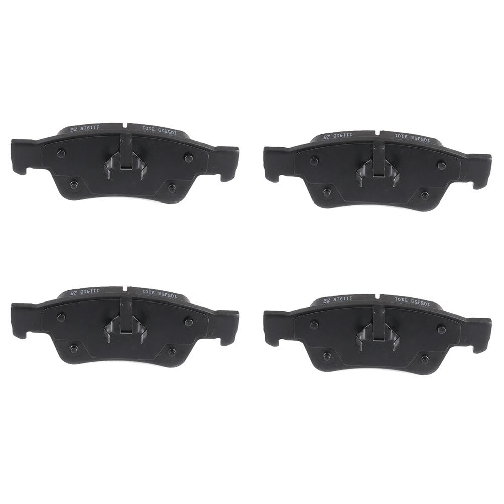 Cciyu D1498 Rear Semi-Metallic Disc Brake Pads Kit For Dodge For Durango 2011-2018,For Jeep Grand Cherokee 2011-2019 4Pcs