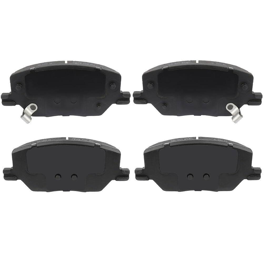 Eccpp D1811-9046 Front Ceramic Disc Brake Pad Set Fit For Fiat 500X 2016-2018,For Jeep Compass 2016-2020,For Jeep Renegade 2015-