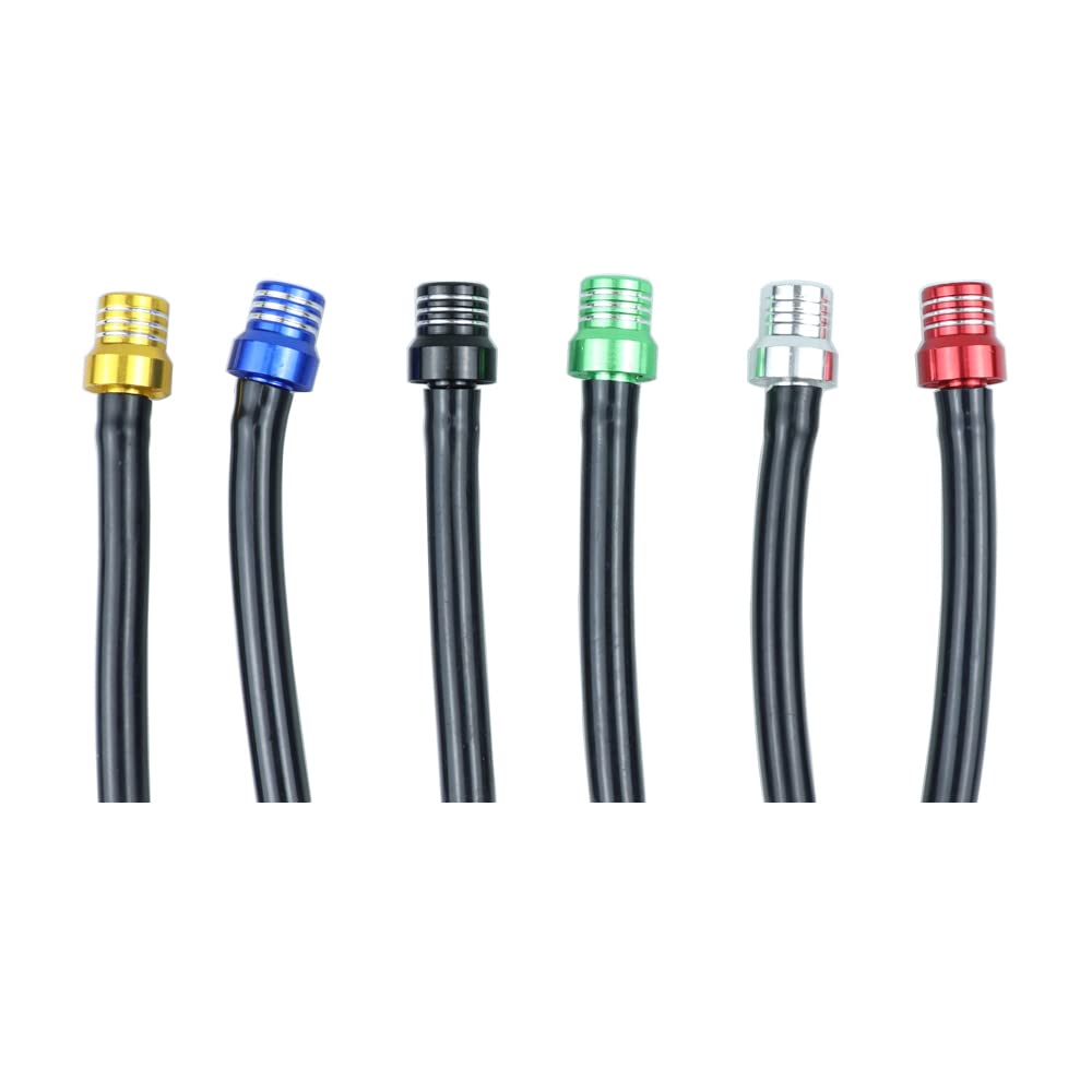 6Pcs Universal Tank Gas Fuel Cap Valve Air Vent Breather Hose Tube For 50Cc 110Cc 70Cc 125Cc Motorcycle Suzuki Yamaha Honda Atv Dirt Pit Quad Bike