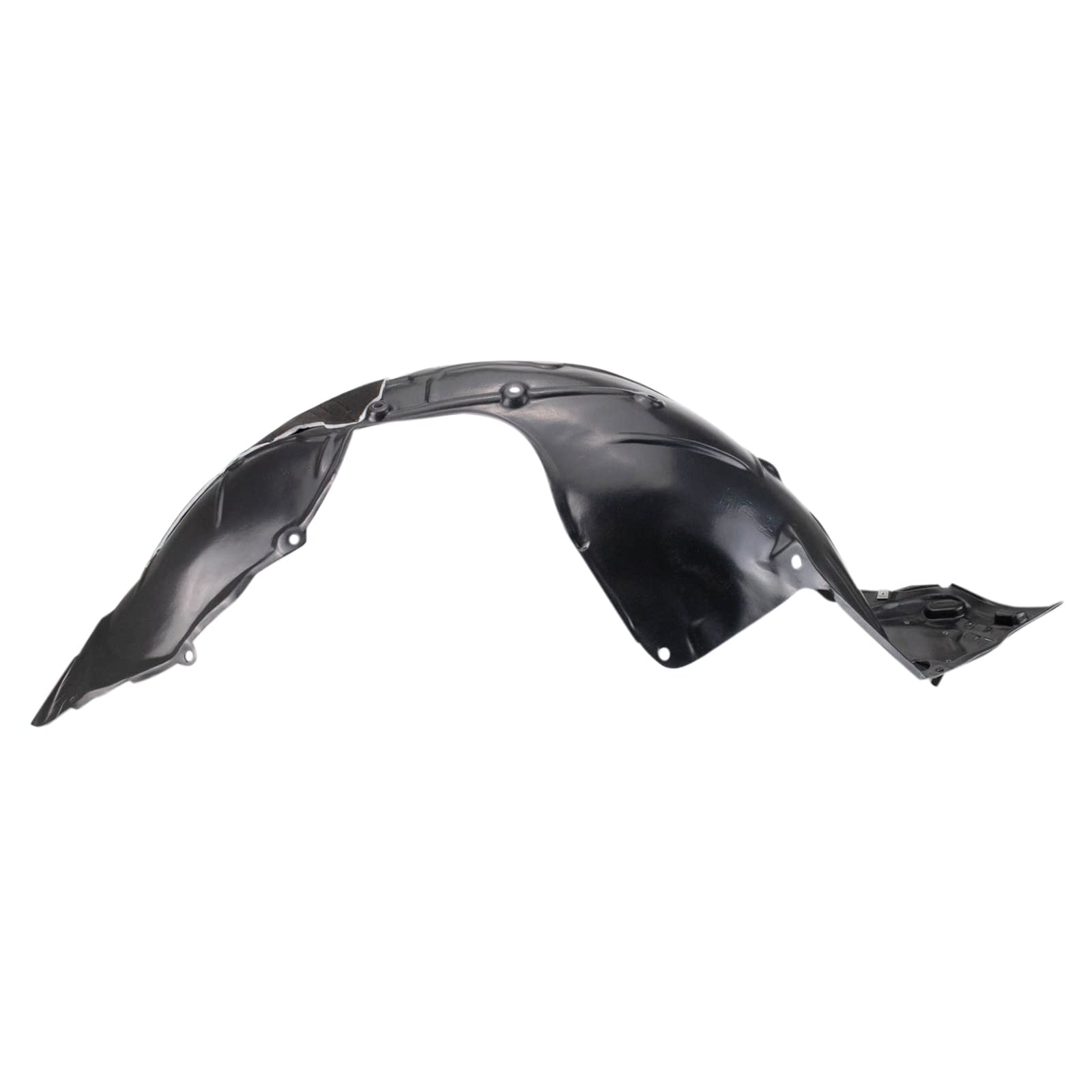 Trq Front Inner Fender Liner Set Compatible With 2017-2018 Honda Civic Ho1248175 Ho1249158