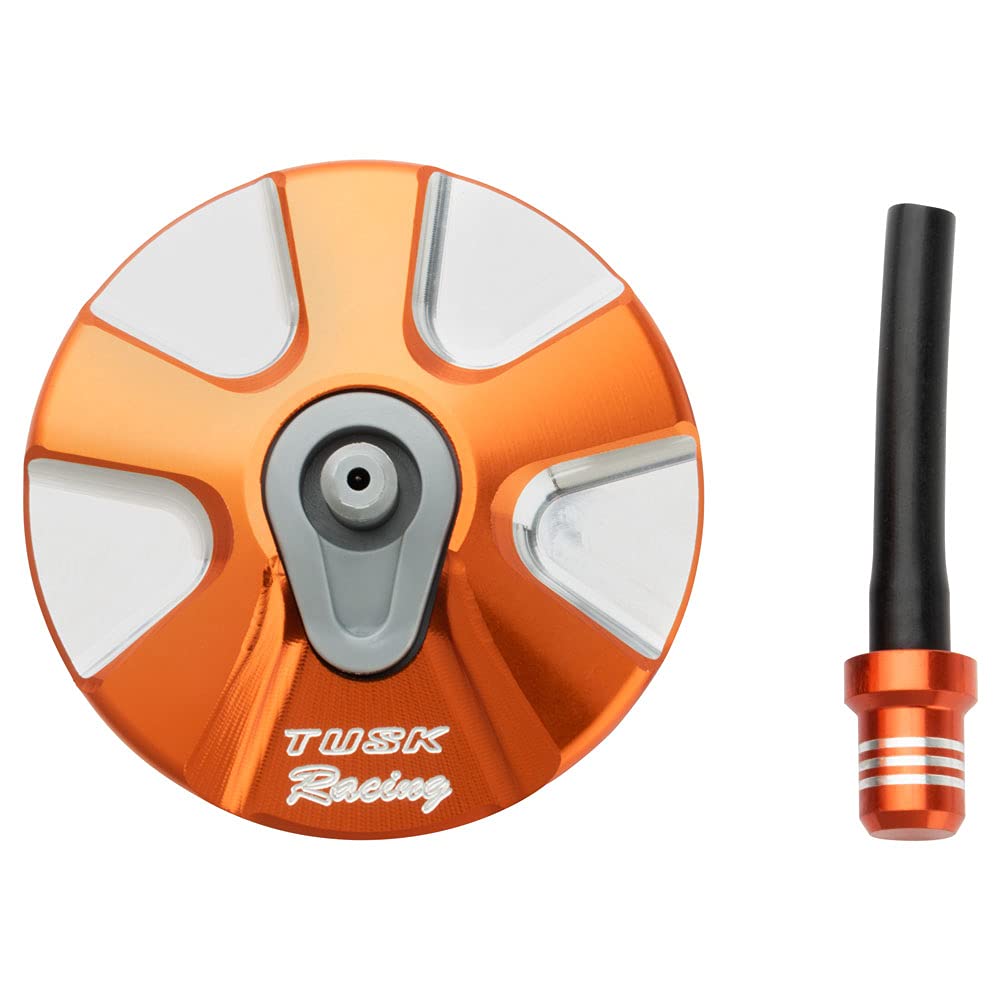 Tusk Billet Aluminum Gas Cap Orange For KTM 250 SX-F 2008-2012
