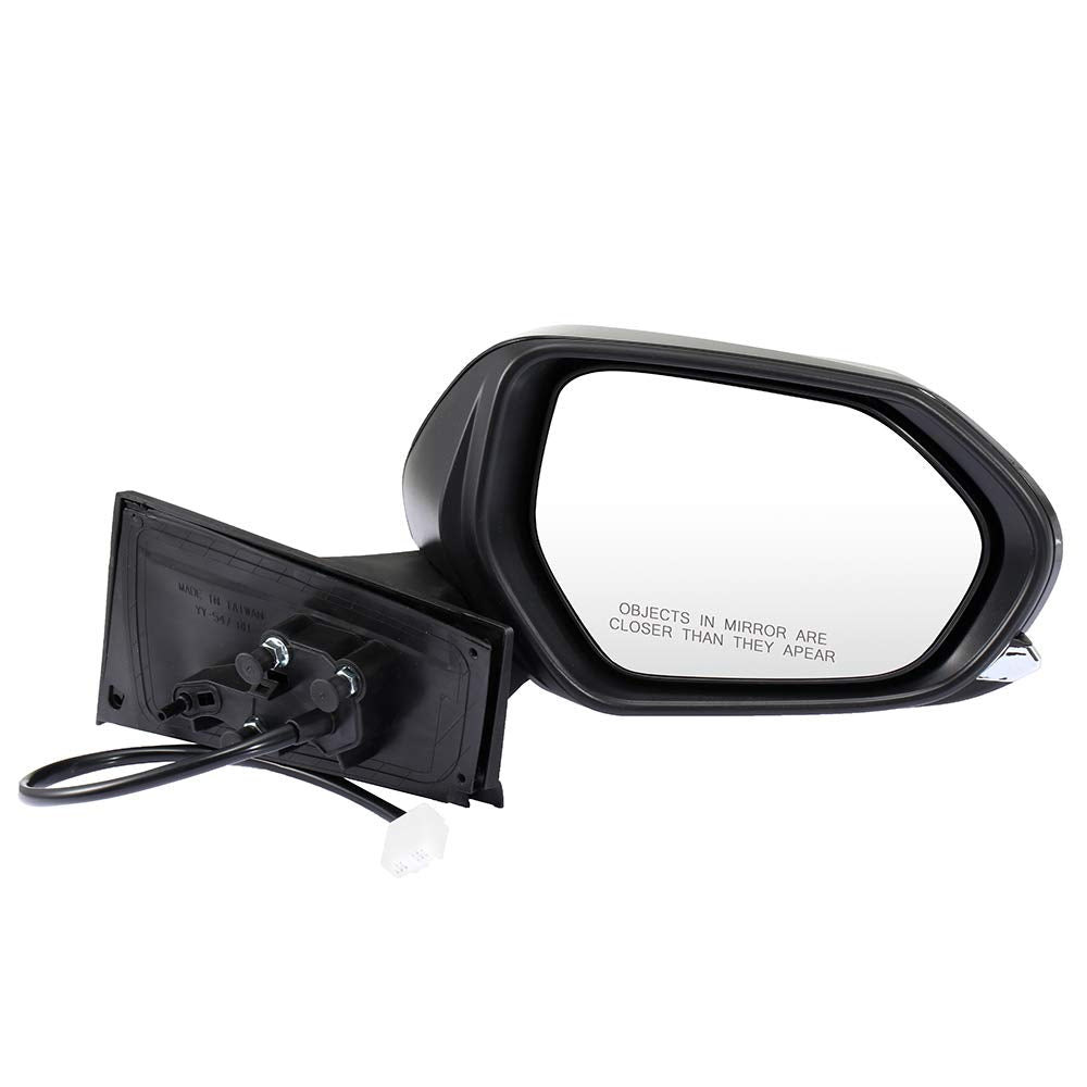 SCITOO Side View Mirror Passenger Side Mirror Fit Compatible with 2016 2017 2018 For Toyota Prius TO1320354 TO1321354