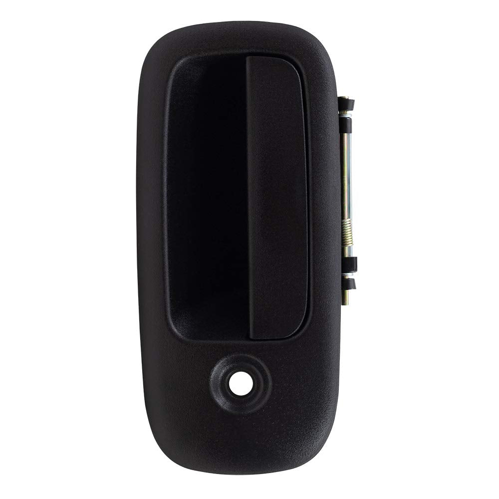 Autoandart Brock Aftermarket Replacement Front Driver Left Outside Door Handle Textured Black Compatible With 1996-2022 Chevy Ex
