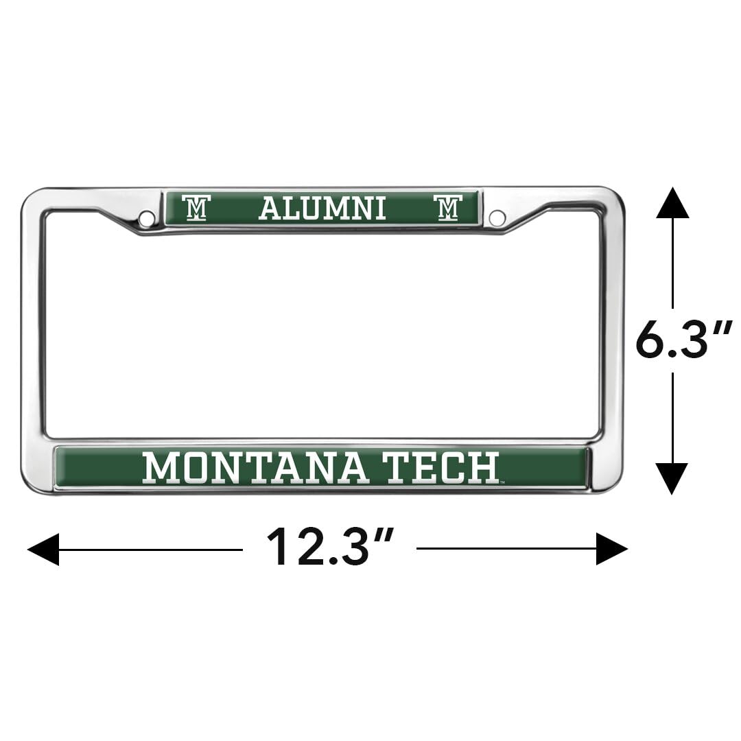 Montana Tech Alumni Full Size Standard License Plate Metal Frame