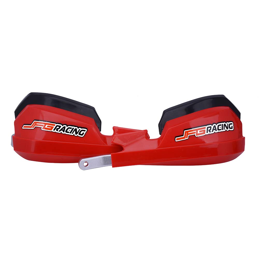 Jfg Racing Handguards Dirt Bike Hand Guards - Universal For 7/8In And 1 1/8In Handlebar - For Dirt Bike For Motocross Enduro Supermoto(Red)