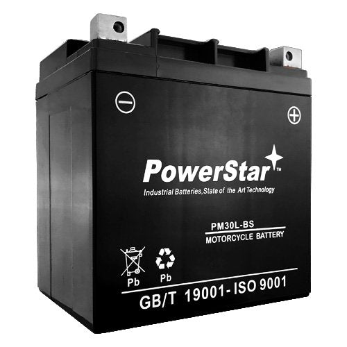 Powerstar Replaces Yix30L, Yb30L-B Battery Compatible With Polaris Sportsman 600 700 800