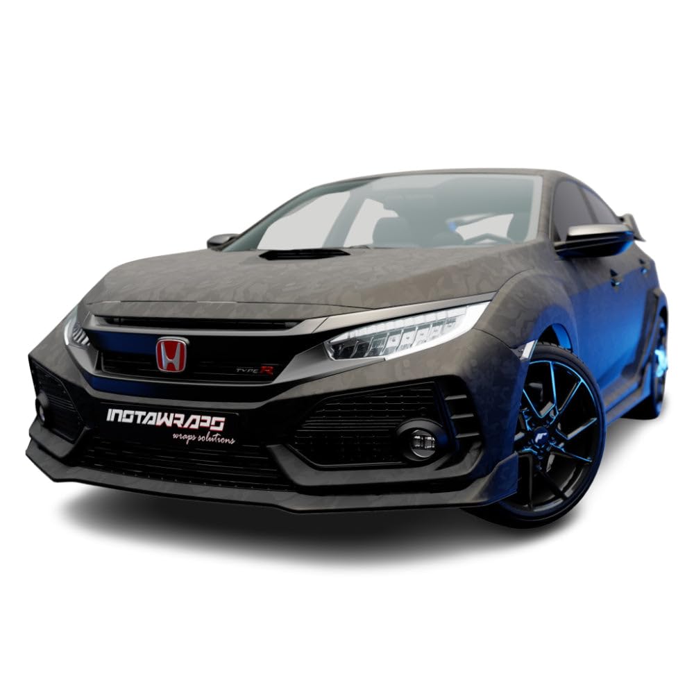 3M Black Shadow Camouflage Automotive Vinyl Featuring Air-Release Adhesive (1Ft X 5Ft)
