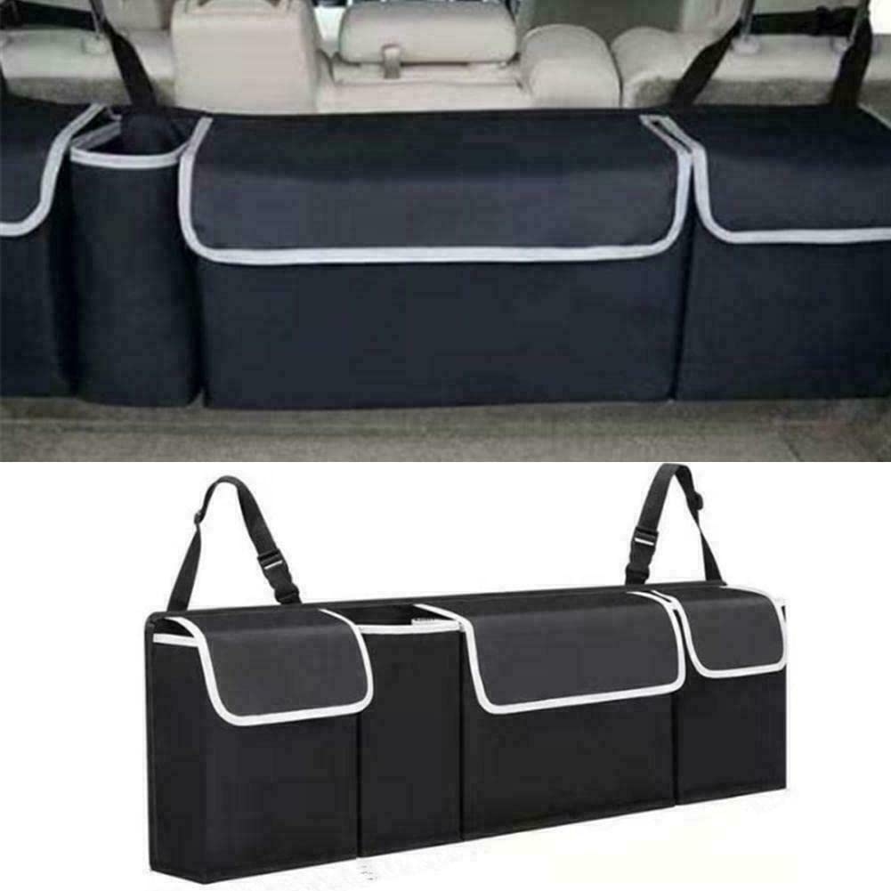 Speedwav Boot BackSeat Foldable Car Trunk Storage Bag Organiser With Multiple Pockets, Car Interior Accessories