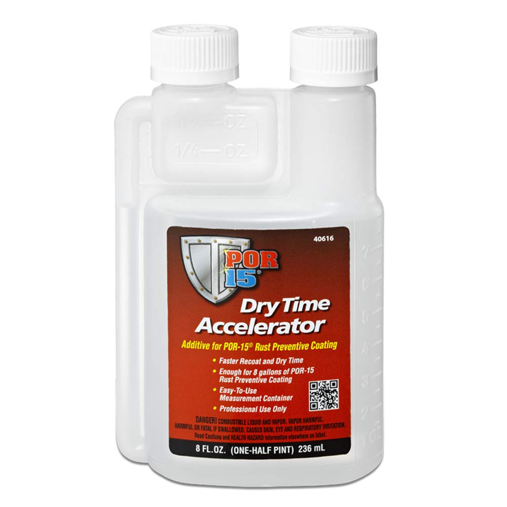 Por-15 Dry Time Accelerator, Additive For Rust Preventive Coating, Reduces Recoat And Dry Time, 8 Fluid Ounces