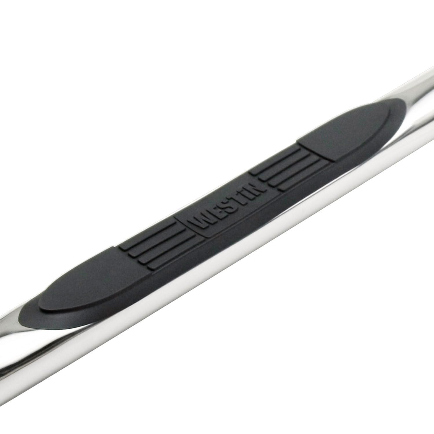 Westin 23-1680 E-Series 3 Round Nerf Bars Fits 1999-2014 Silverado Sierra 1500 1999-2004 2500Ld 2001-2014 2500 3500Hd Extended Cab Polished Pair