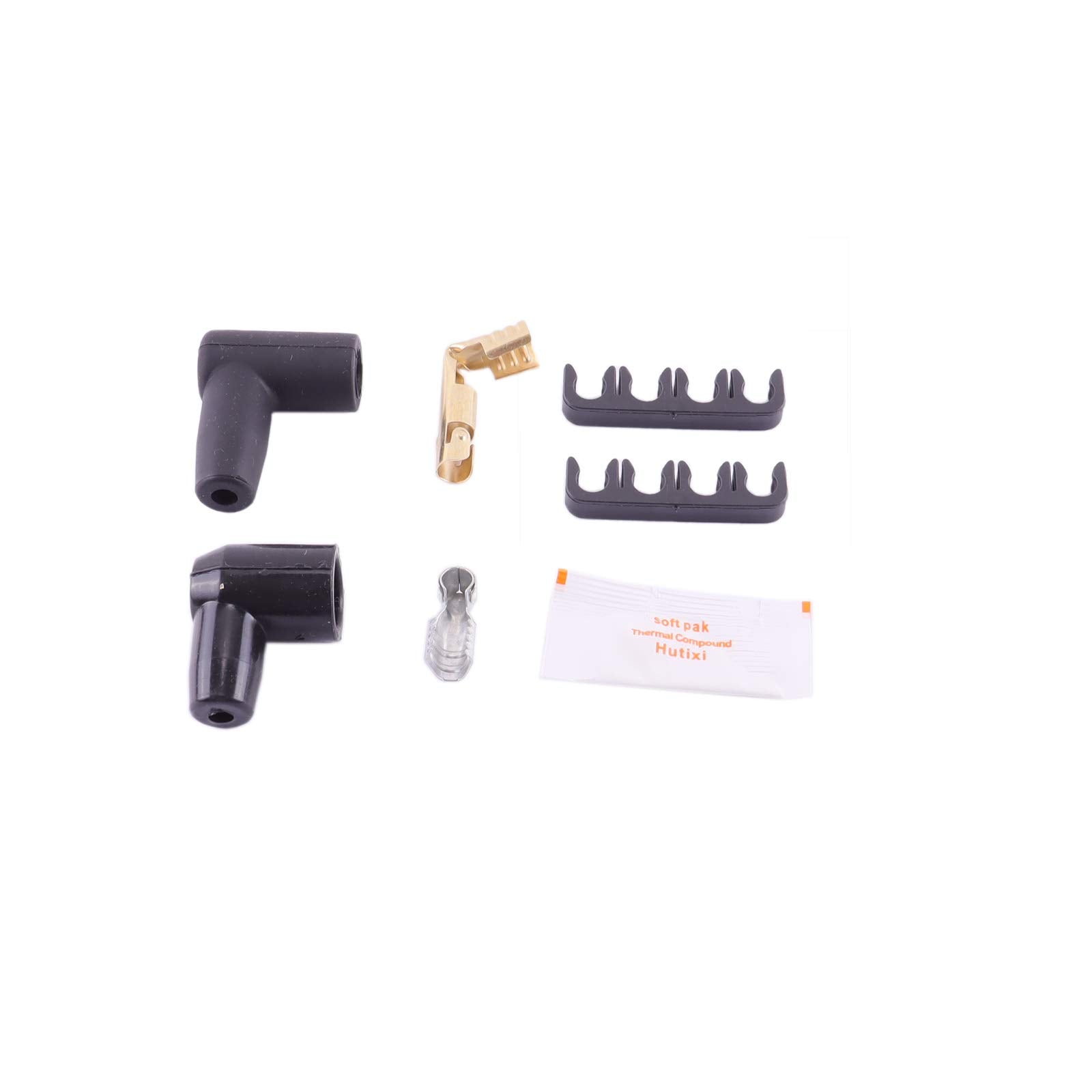 MAS Performance HEI Distributor & Spark Plug Wires & Free Pigtail Wire Harness Combo Kit Compatible with Chevy GMC SBC 305 350 B