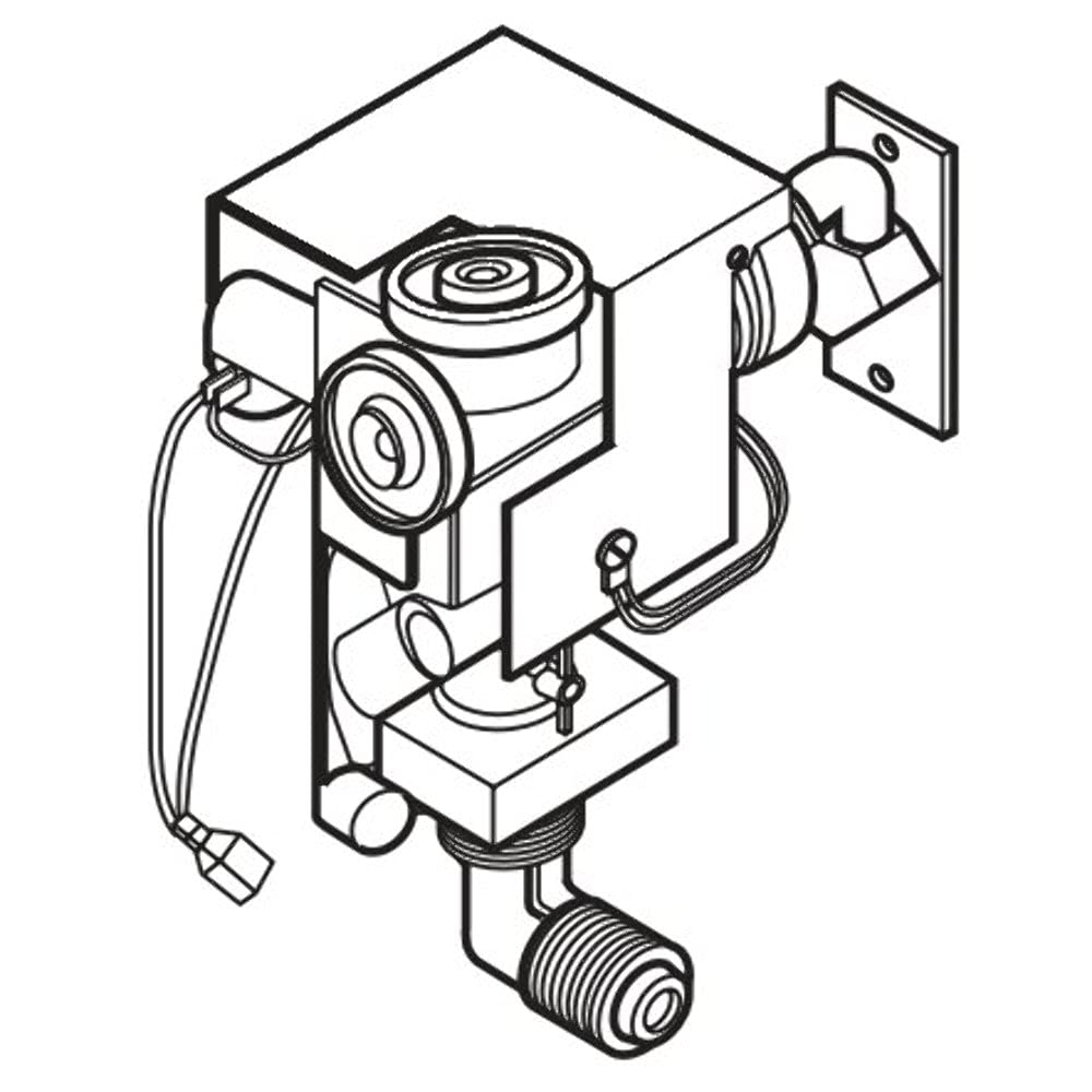 Atwood 38603 24V Coil Valve Furnace Side Outlet
