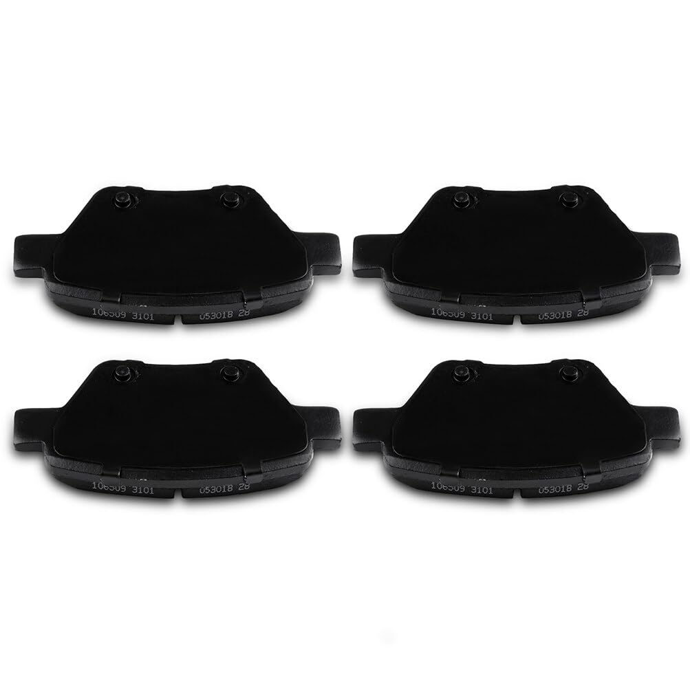 Eccpp D1456-8656 Rear Semi Metallic Disc Brake Pad Set Fit For Audi A3 2010-2012,For Audi A3 Quattro 2010-2012,For Volkswagen Ty