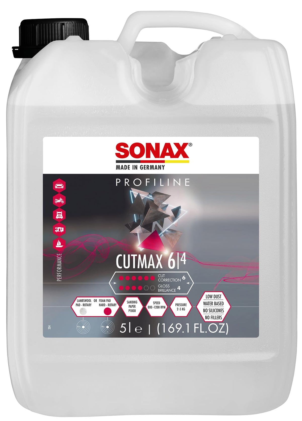 Sonax (02465000 Profiline Cutmax - 169.1 Fl. Oz.