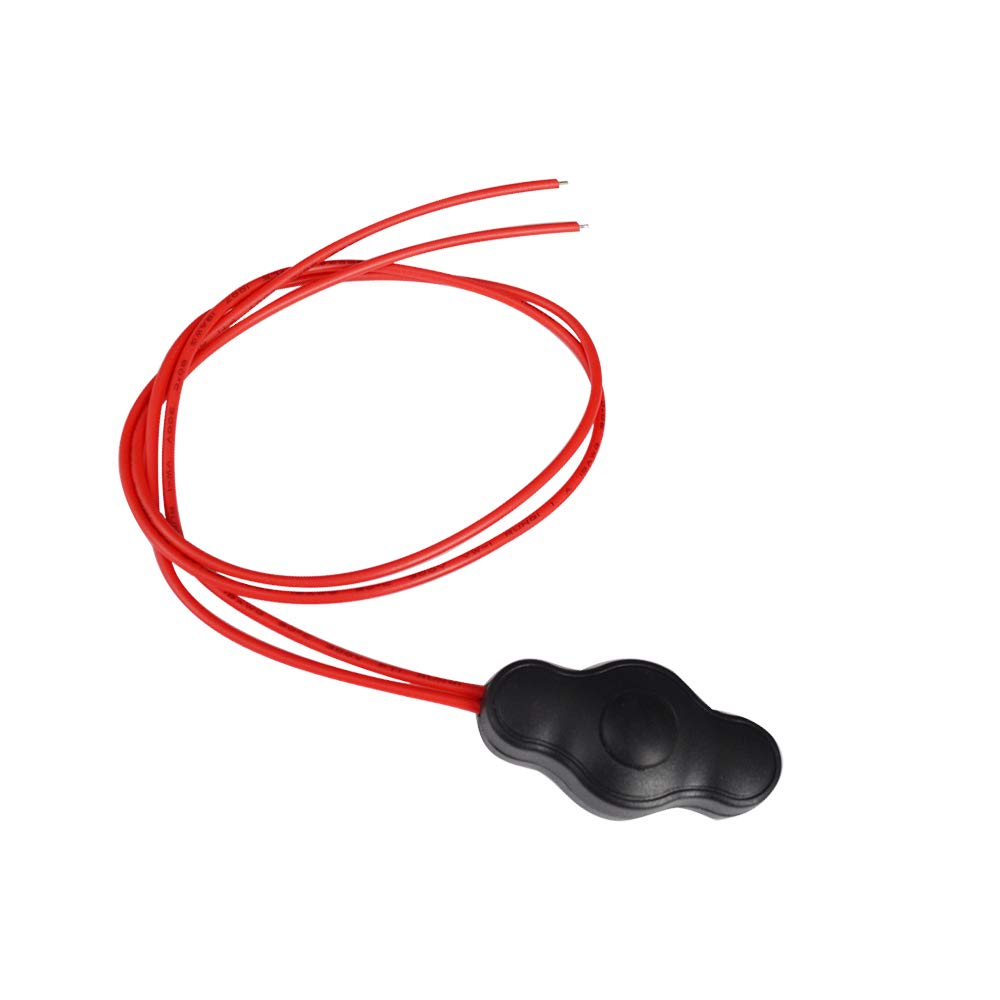 Kingshowstar 12V Waterproof Push-Button On-Off Switch With Quick Connector For Led Accent Lighting On Motorcycles, Cars, Trucks, Atvs, Golf Carts, Etc