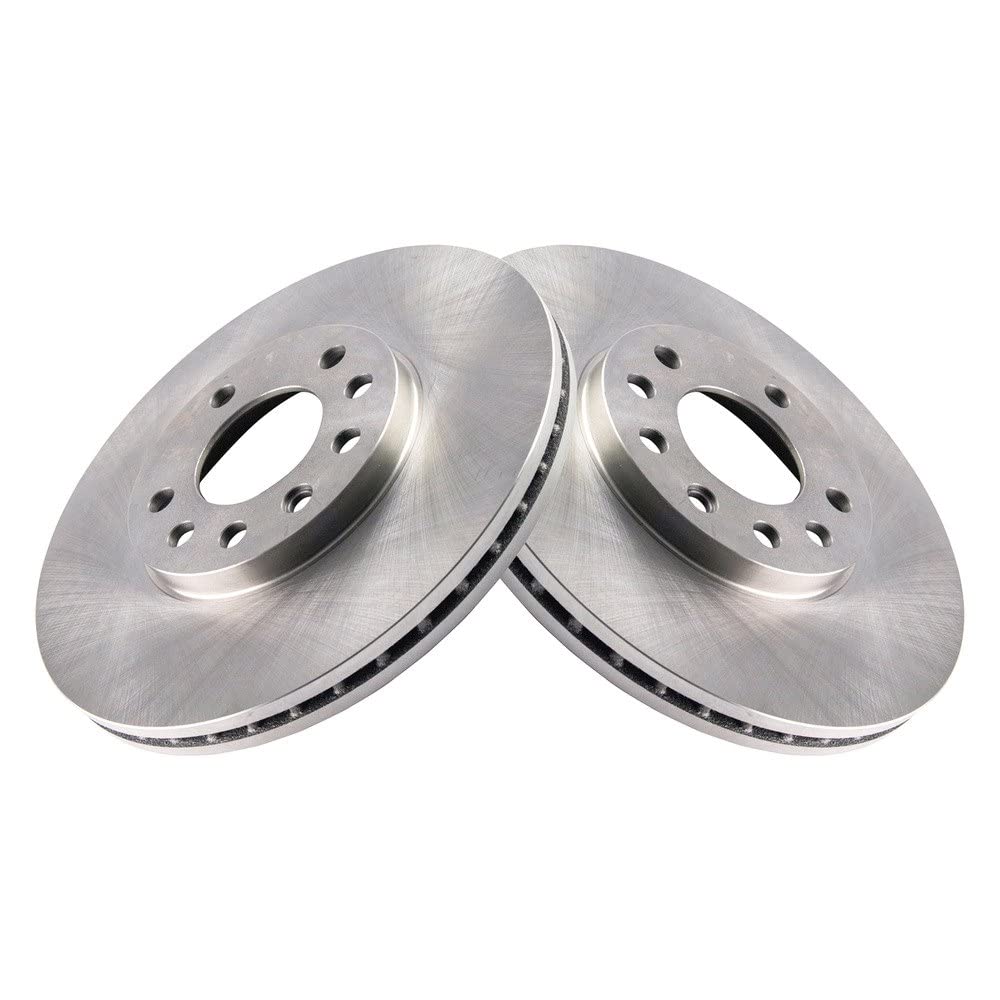 Trq Front Brake Rotors Set Vented Compatible With 1999-2003 Saab 9-3 1999-2009 9-5 1997-1998 900 2001-2002 Saturn L100 2001-2003