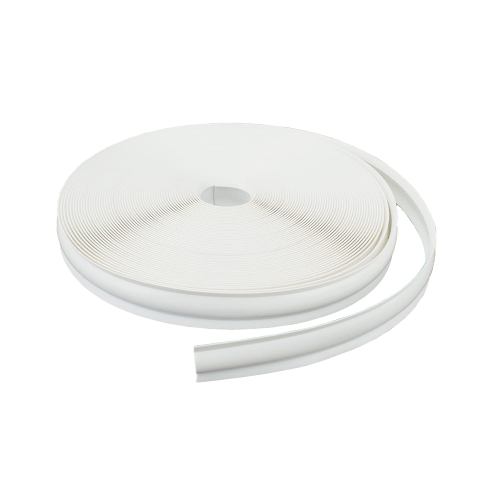 1'' Rv Vinyl Trim Molding Insert White For Rv Screw Cover Camper Trailer Travel Gutter Corner Channel Outside Seam Roof Edge Tra