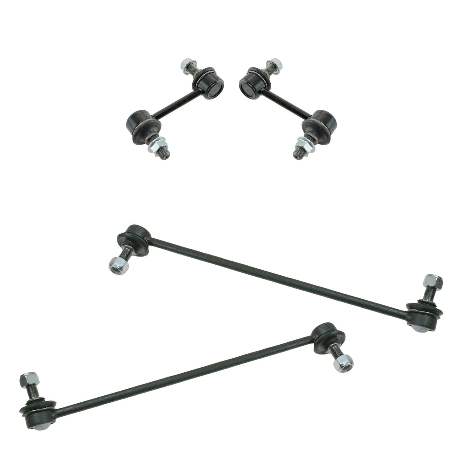 Trq Driver & Passenger Side Sway Bar Stabilizer Link Set Compatible With 2007-2012 Hyundai Santa Fe Veracruz 2011-2013 Kia Soren