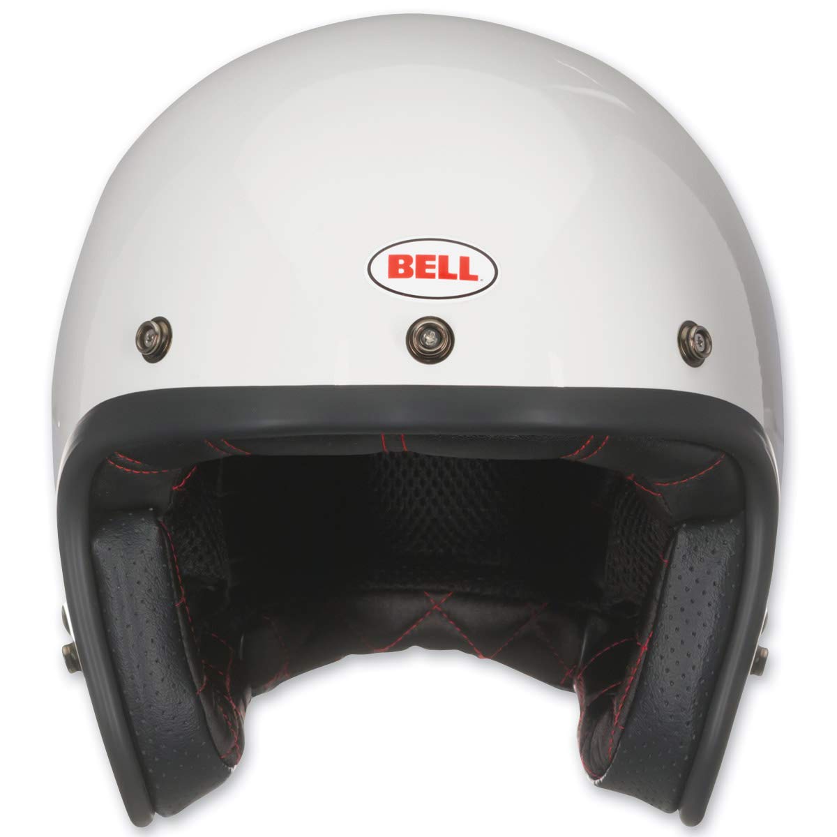 BELL Custom 500 Open-Face Motorcycle Helmet - Gloss Vintage White, Small, Model 7049174