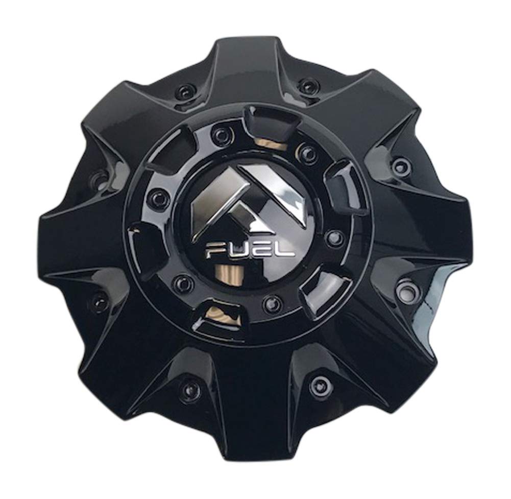 Fuel Offroad Wheels 1001-63GBR Gloss Black Center Cap with Black Rivets