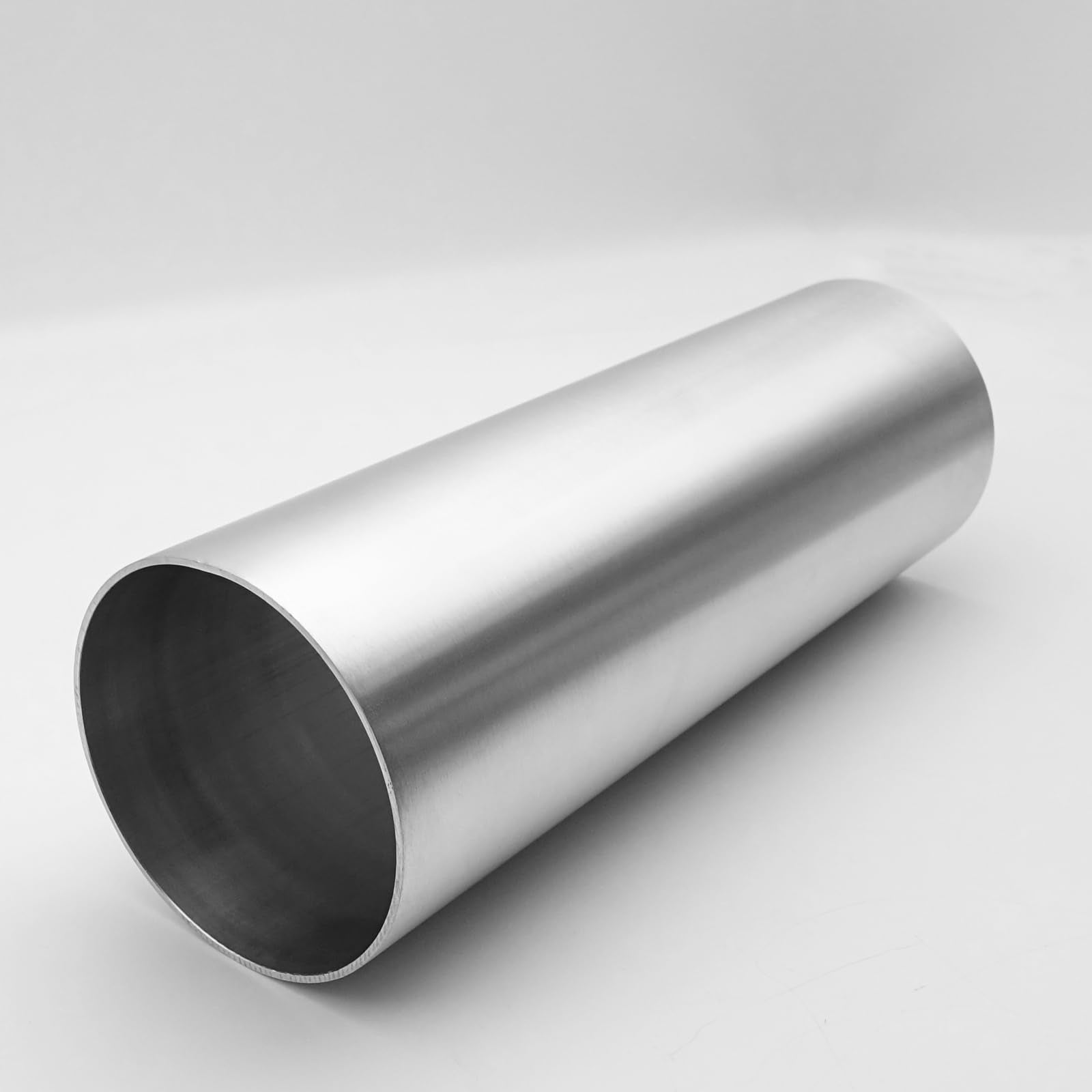 Ac Performance 5'' (127Mm) Od Straight Aluminum Intercooler Pipe Air Intake Tube, Brushed Finish