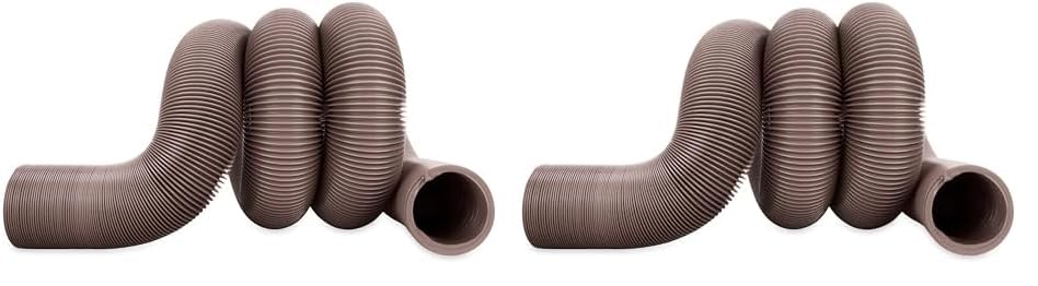 Camco 20-Foot Camper/Rv Sewer Hose | Crafted Of 15 Mils Hts Vinyl & Compresses To 32-Inches For Rv Storage And Organization | Gr