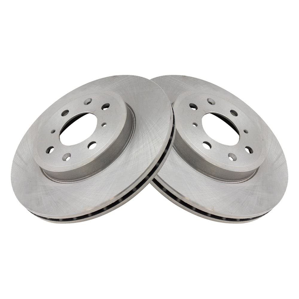 Trq Front Brake Rotors Set Vented Compatible With 2015-2020 Honda Fit