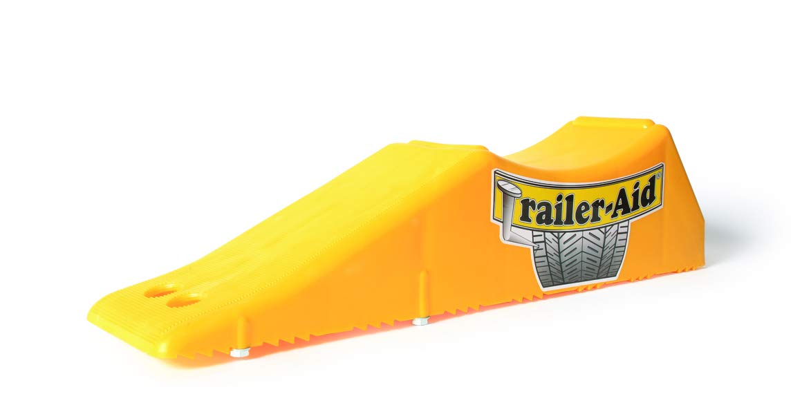 Camco Trailer-Aid - Tandem Trailer Ramp Provides 4 1/2'' Of Tire Lift - Great For Rvs, Campers & More - Must Have Travel Trailer