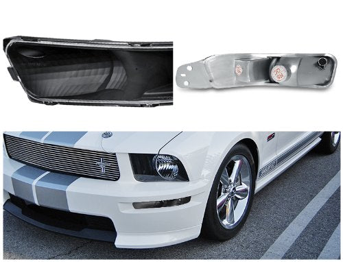 SPEC-D TUNING Black Housing Turn Signal Made For 2005-2009 Mustang