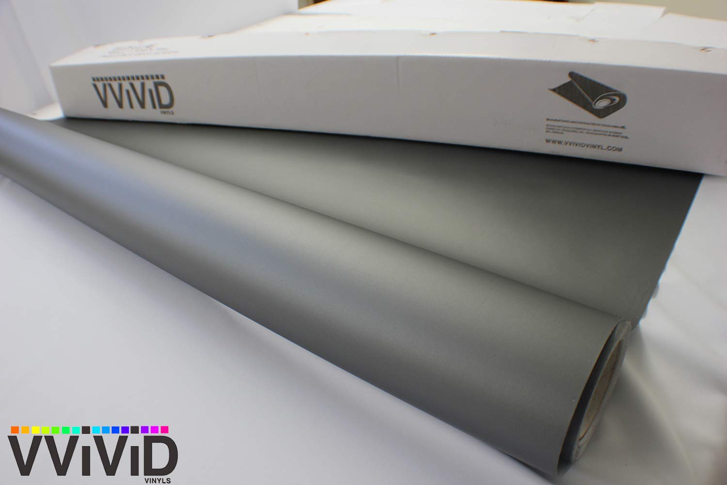 Vvivid Xpo Charcoal Matte Gun Metal Vinyl Wrap Roll With Air Release Technology (9Ft X 5Ft)