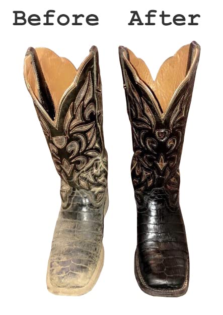 Skidmore's Original Leather Cream - 100% Natural Water Repellent Cleaner & Conditioner for Saddle, Boots, Jacket - Tan, 6 Oz