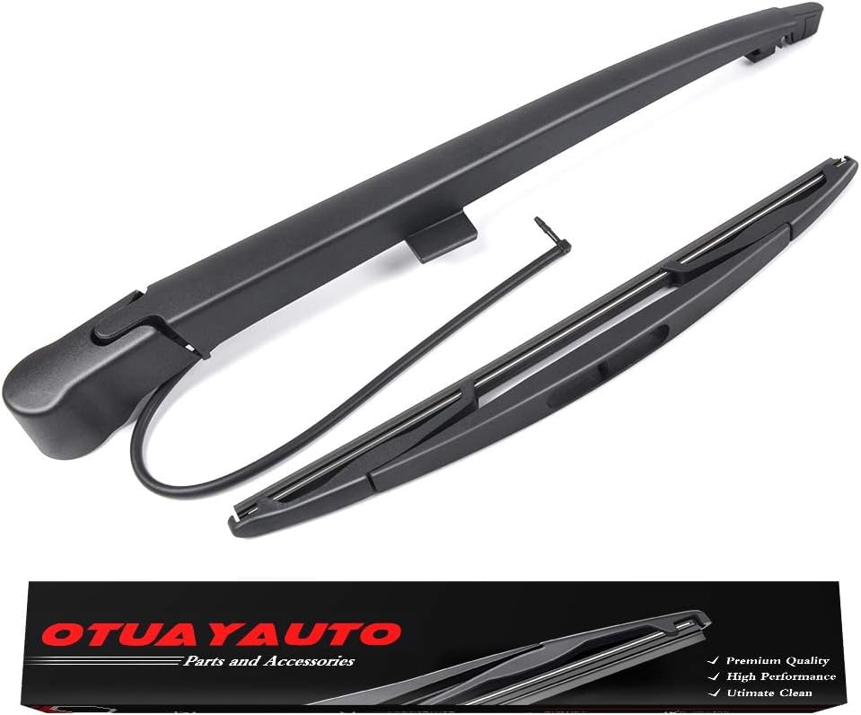 Otuayauto Rear Windshield Wiper Arm Blade Set - Replacement For Chevy Tahoe 2007-2014, Chevy Suburban 2007-2014, Cadillac Escala